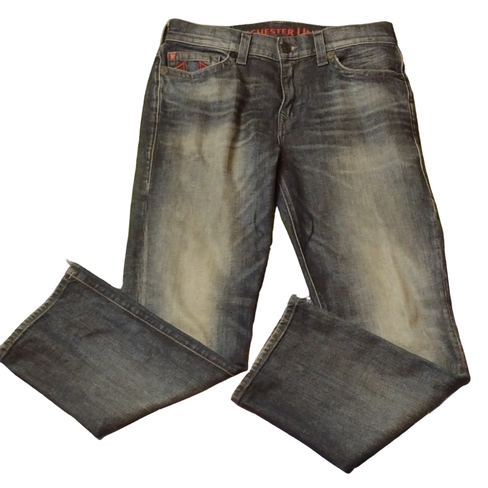 True RELIGION - Manchester United red stitching size 33